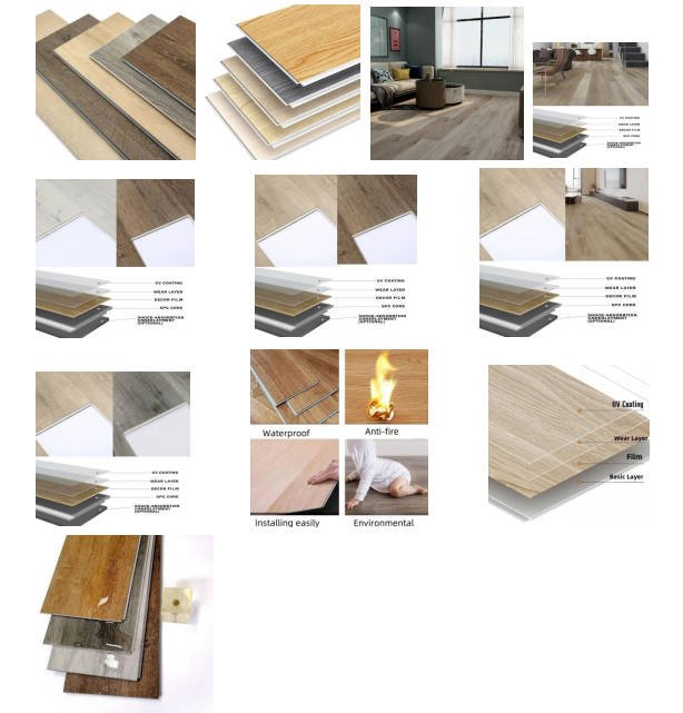 SPC Flooring display