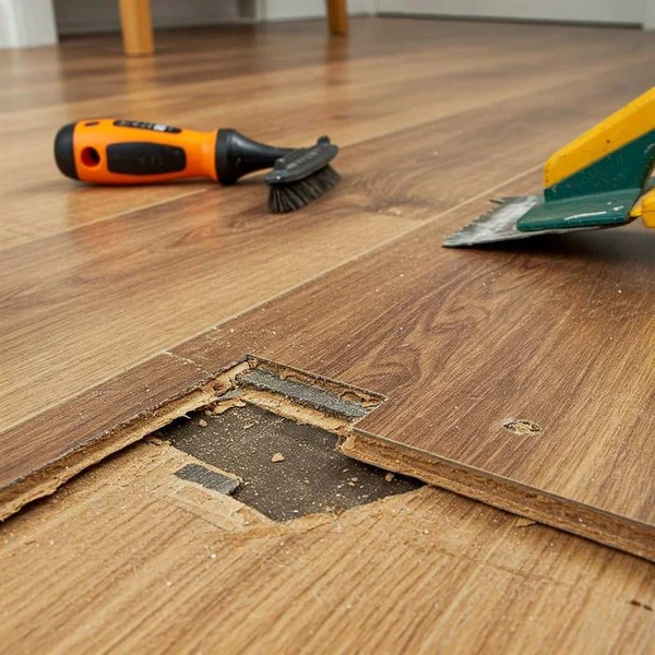 Repair Laminate Flooring That Has Peaked